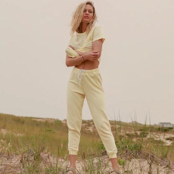 Leallo Pants - Leallo Dune Solid Sweatpant jogger SZ MED